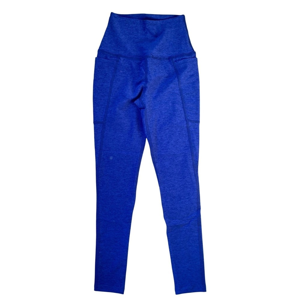 Beyond Yoga Spacedye High Waisted Midi Leggings XS Sapphire Out of Pocket Sporty